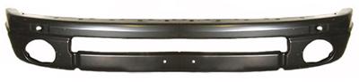 Black Steel Front Sport Bumper Reinforcement 02-08 Dodge Ram - Click Image to Close